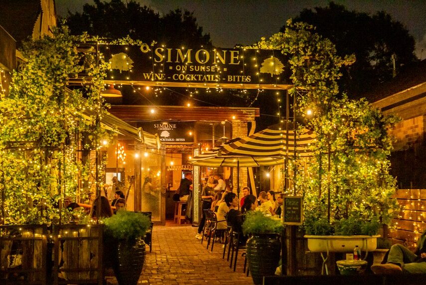 SEO for small businesses in 2025 — local restaurant at night showing strong online visibility