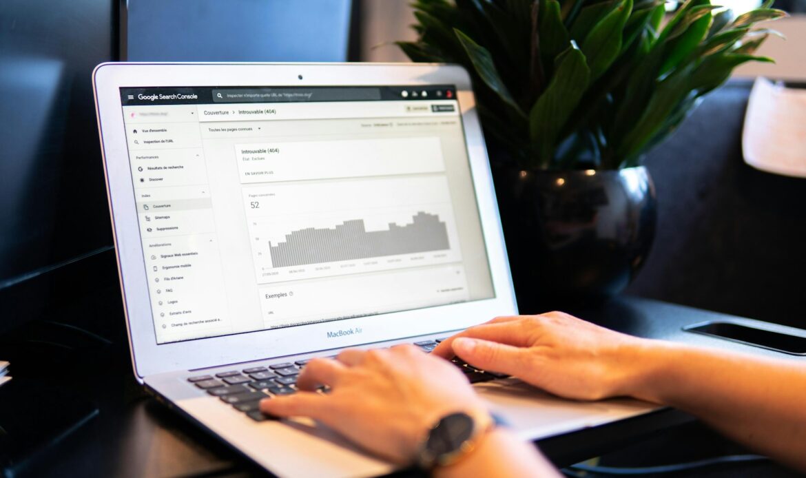 SEO services in Houston analysis showing website performance and search growth