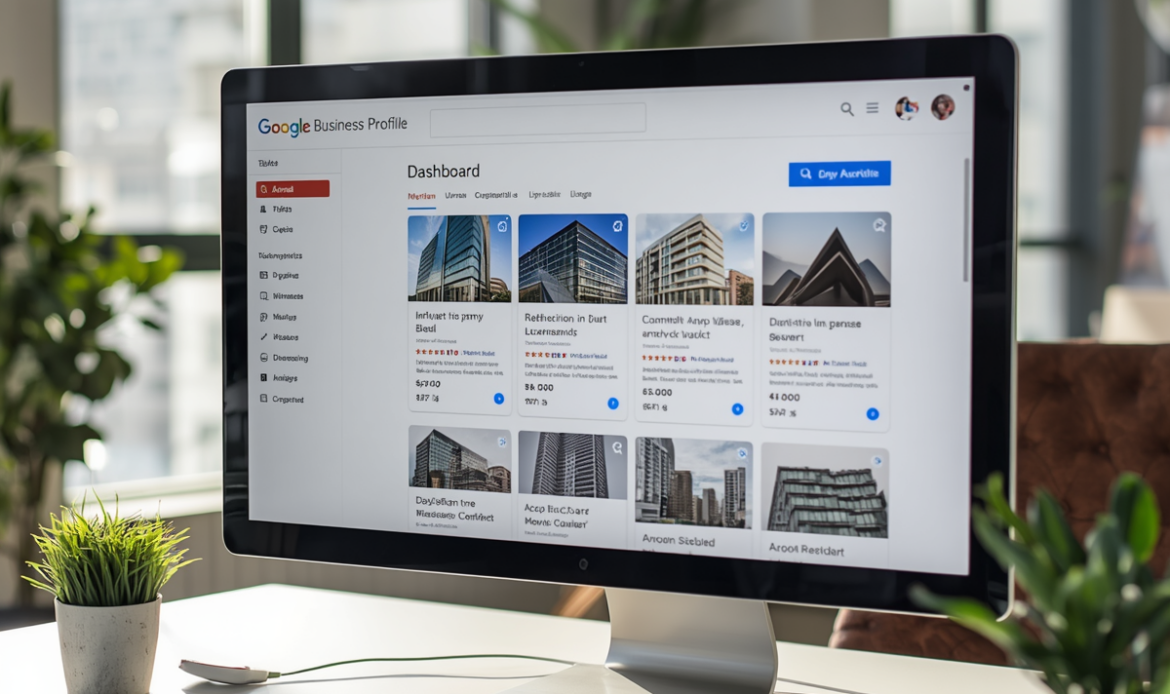 Houston Google Maps rankings and Google Business Profile dashboard