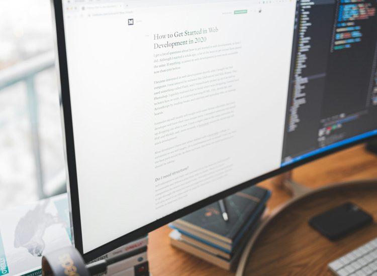 Web development setup during website reconstruction services